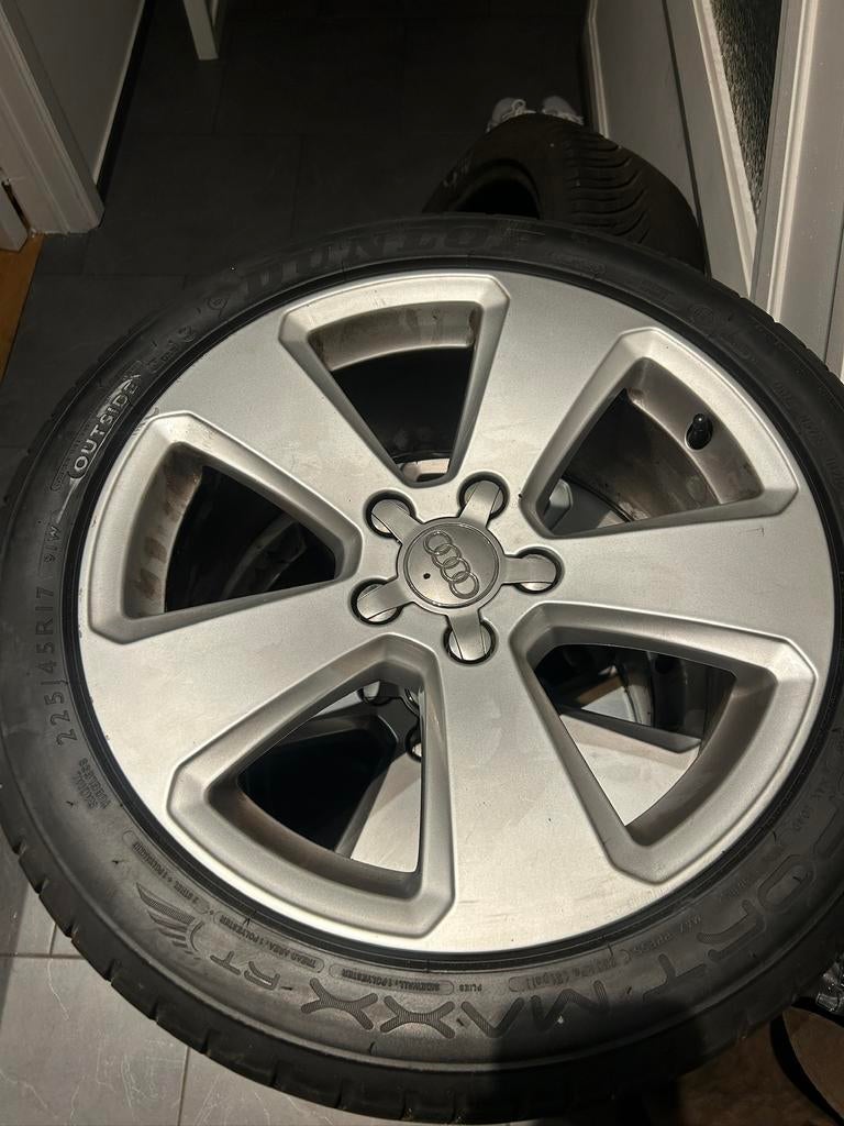 Jantes et pnesu audi 5x112, Autos : Pièces & Accessoires, Enlèvement ou Envoi, Jante(s)