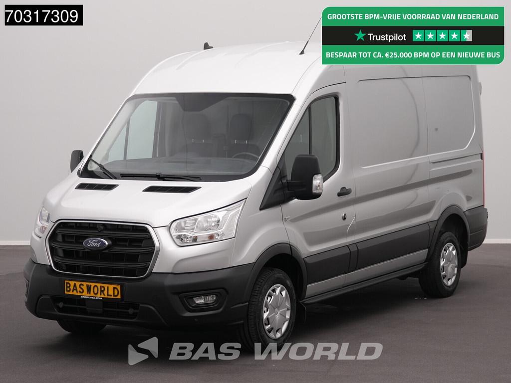 Ford Transit 110pk L2H2 Airco Cruise Parkeersensoren v+a Eur, Autos, Argent ou Gris, Achat, Euro 6, Entreprise