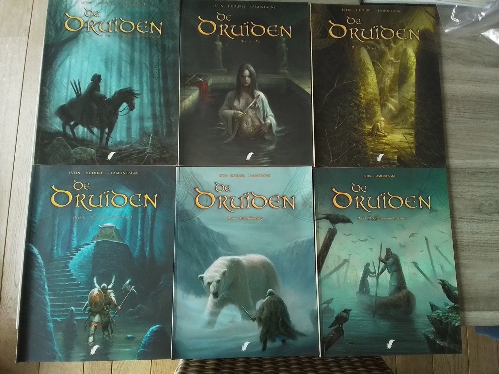 druiden nrs 1, 2, 3, 5, 6 en 8 sc, Ophalen of Verzenden, Zo goed als nieuw