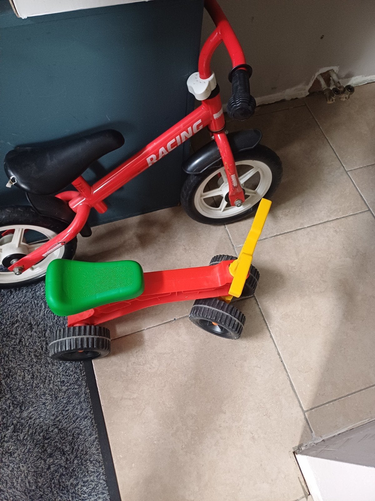 vélo enfant et Sket bord, Enlèvement