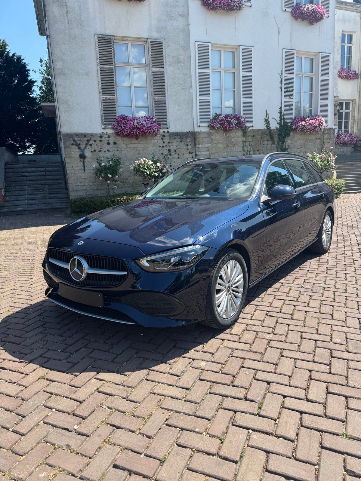 Mercedes-Benz C200d Break Business Mild Hybrid 9G-Tronic, Auto's, Automaat, 4 cilinders, Blauw, Bedrijf