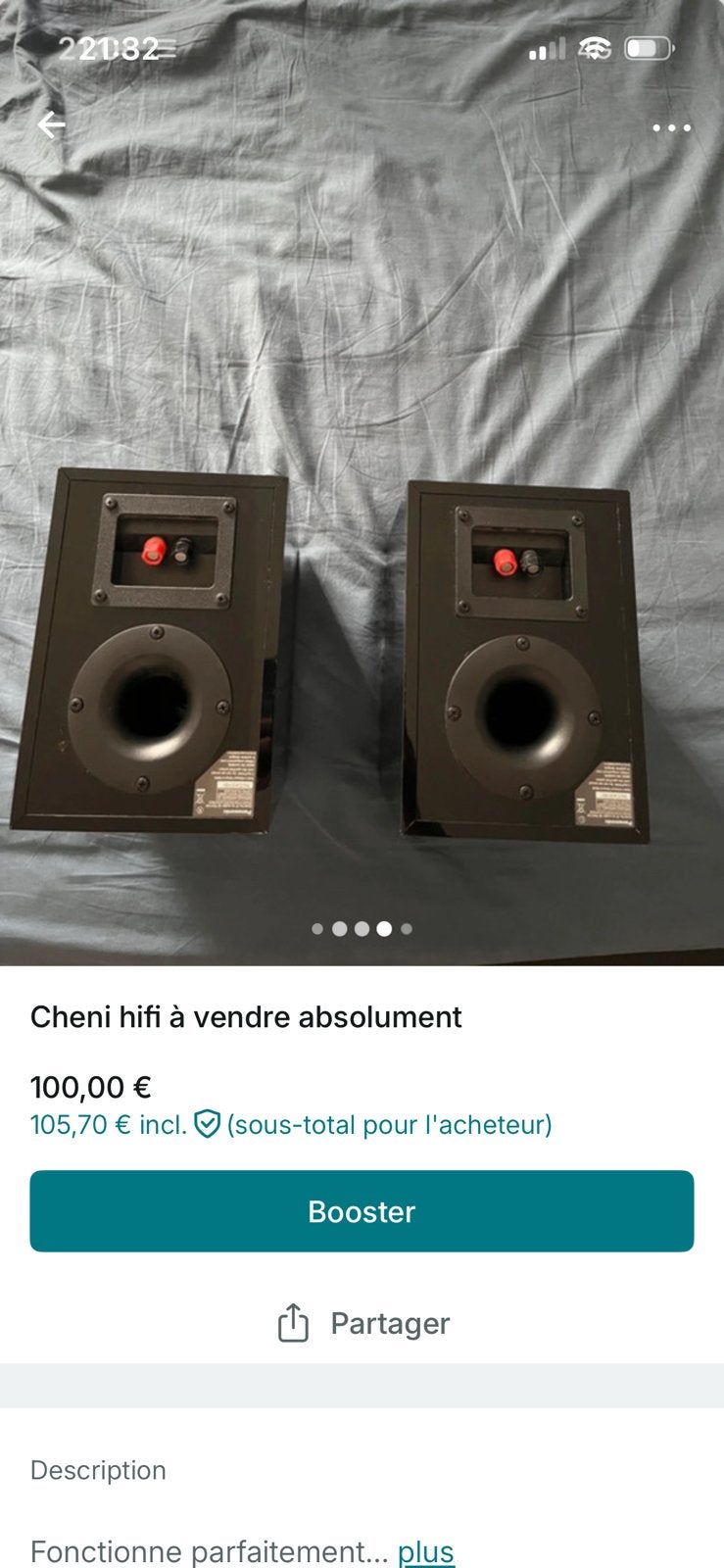 Cheni hifi, Audio, Tv en Foto, Luidsprekerboxen, Verzenden, Zo goed als nieuw