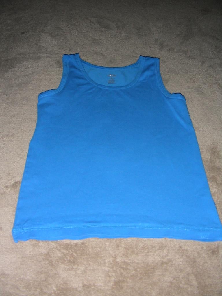Blauw onderhemdje zonder mouwen, Woody, maat 116, 6 jaar, Kinderen en Baby's, Nacht- of Onderkleding, Ophalen of Verzenden, Zo goed als nieuw