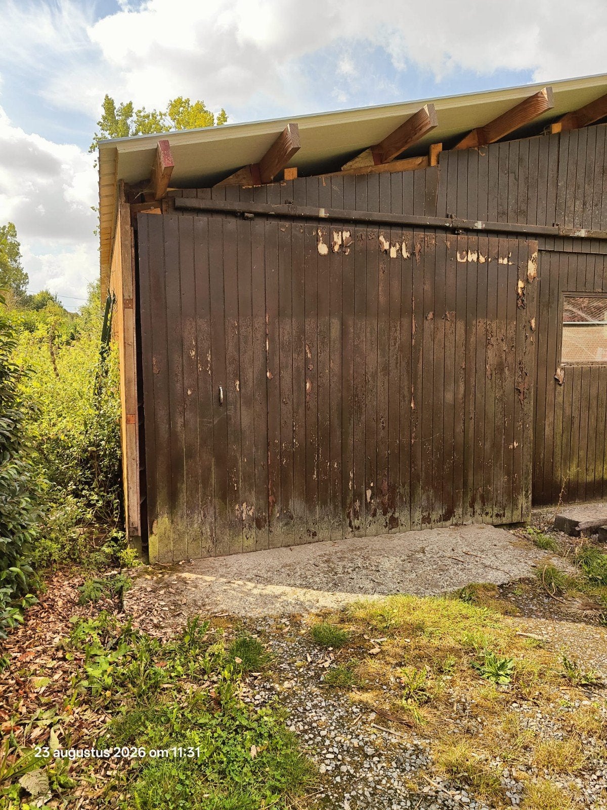 Portail coulissant avec rail Rob, Jardin & Terrasse, Enlèvement