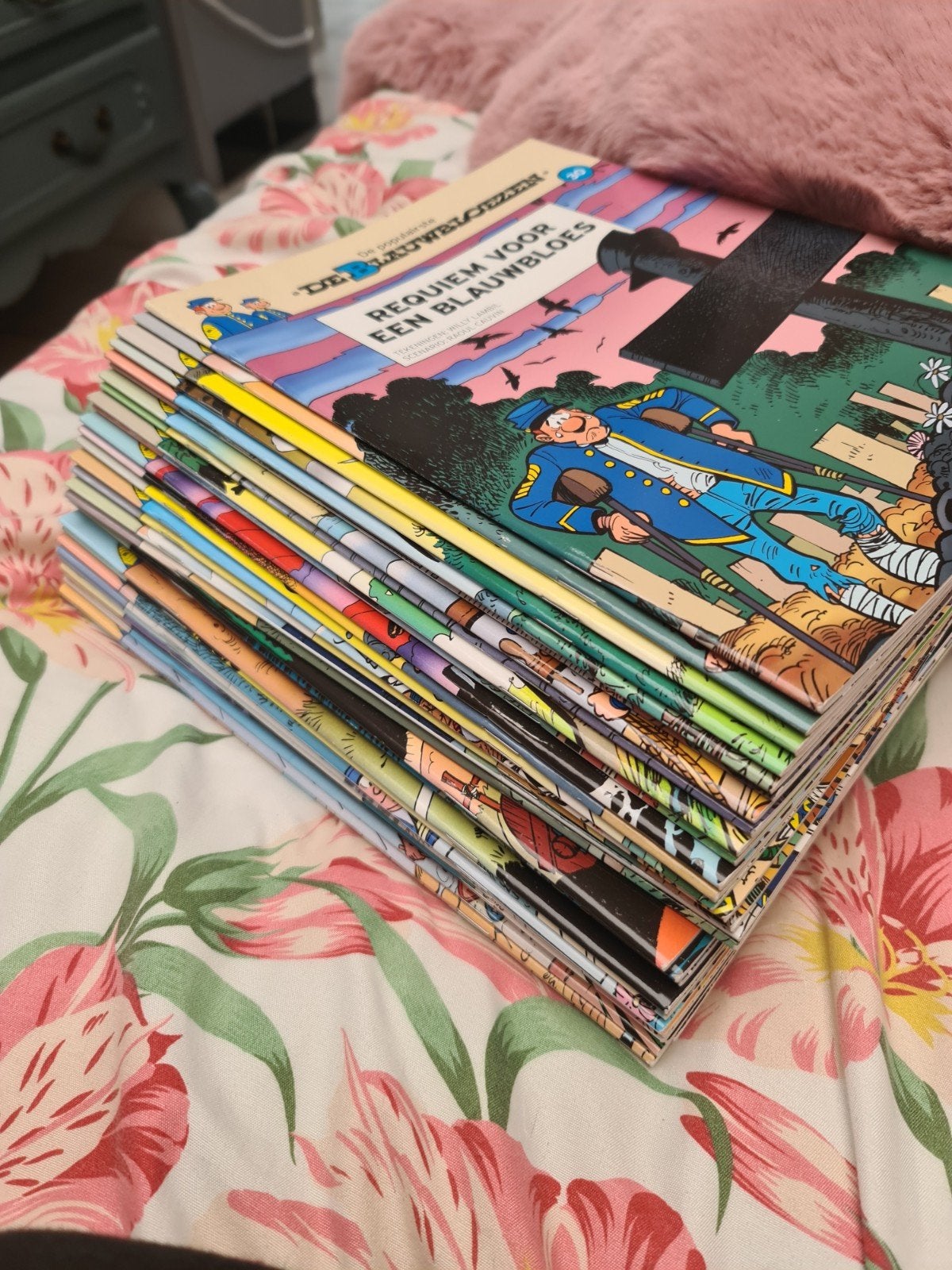 blauwbloezen, Boeken, Ophalen