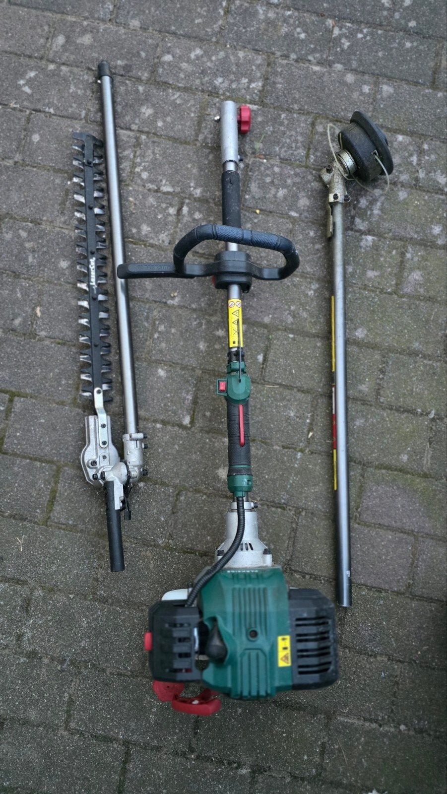 Hegenschaar en bosmaaier, Tuin en Terras, Ophalen, Benzine, Husqvarna stihl honda, Zo goed als nieuw