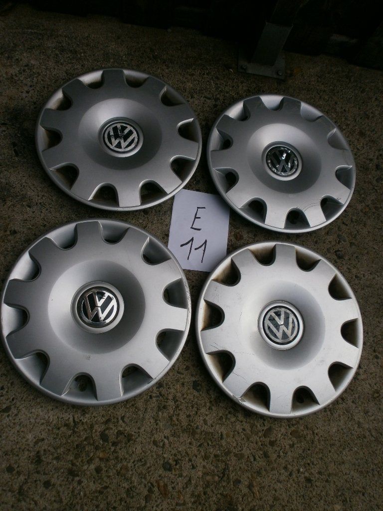 E11/ 4 enjoliveurs VW 15 pouces en bon état., Enlèvement ou Envoi, Utilisé