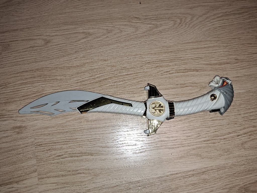 Bandai Mighty Morphin Power Rangers Saba Talking Tiger Saber, Ophalen of Verzenden, Gebruikt