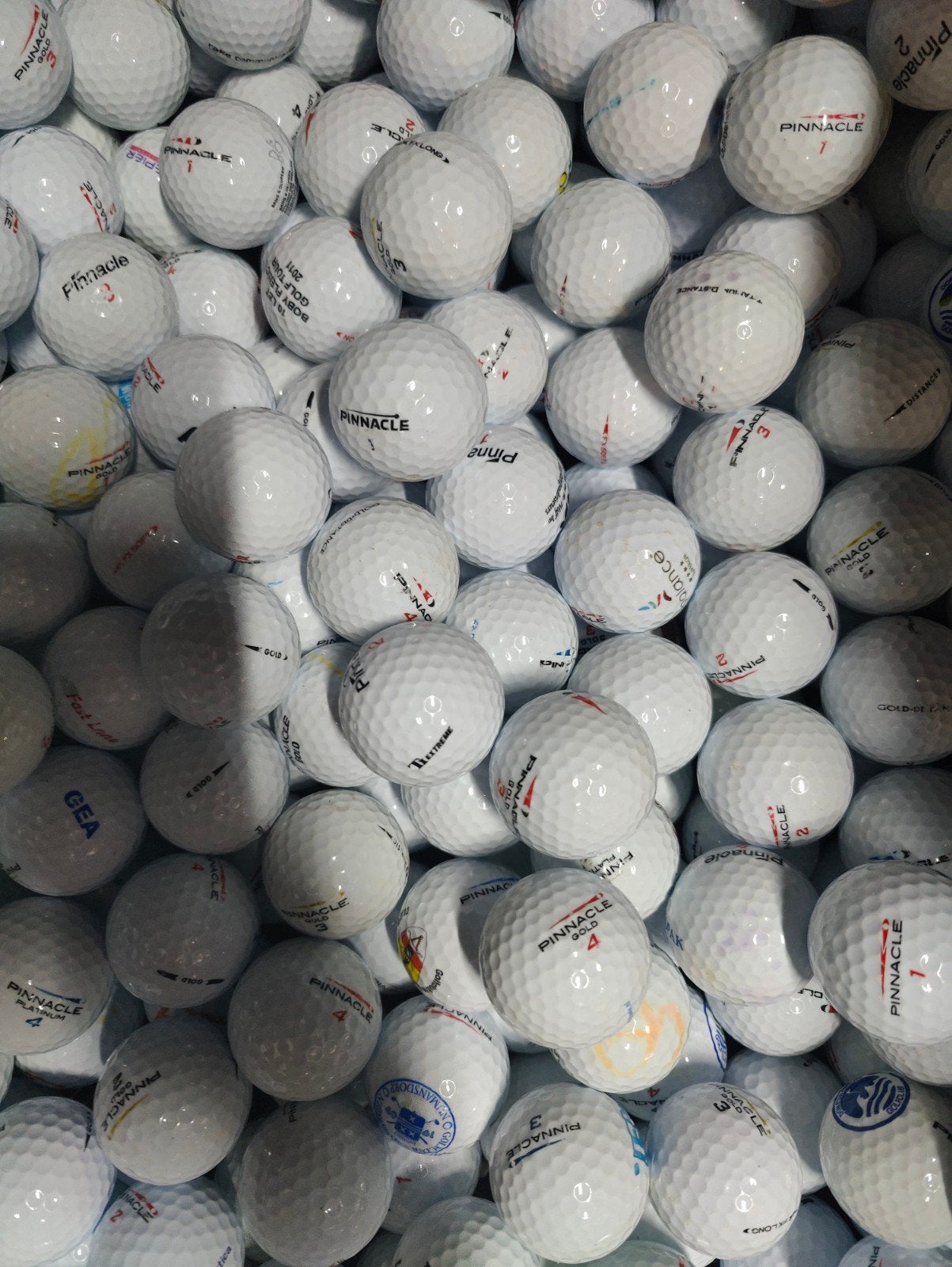 pinnacle gold golfballen 100 stuks AAAA kwaliteit, Ophalen of Verzenden