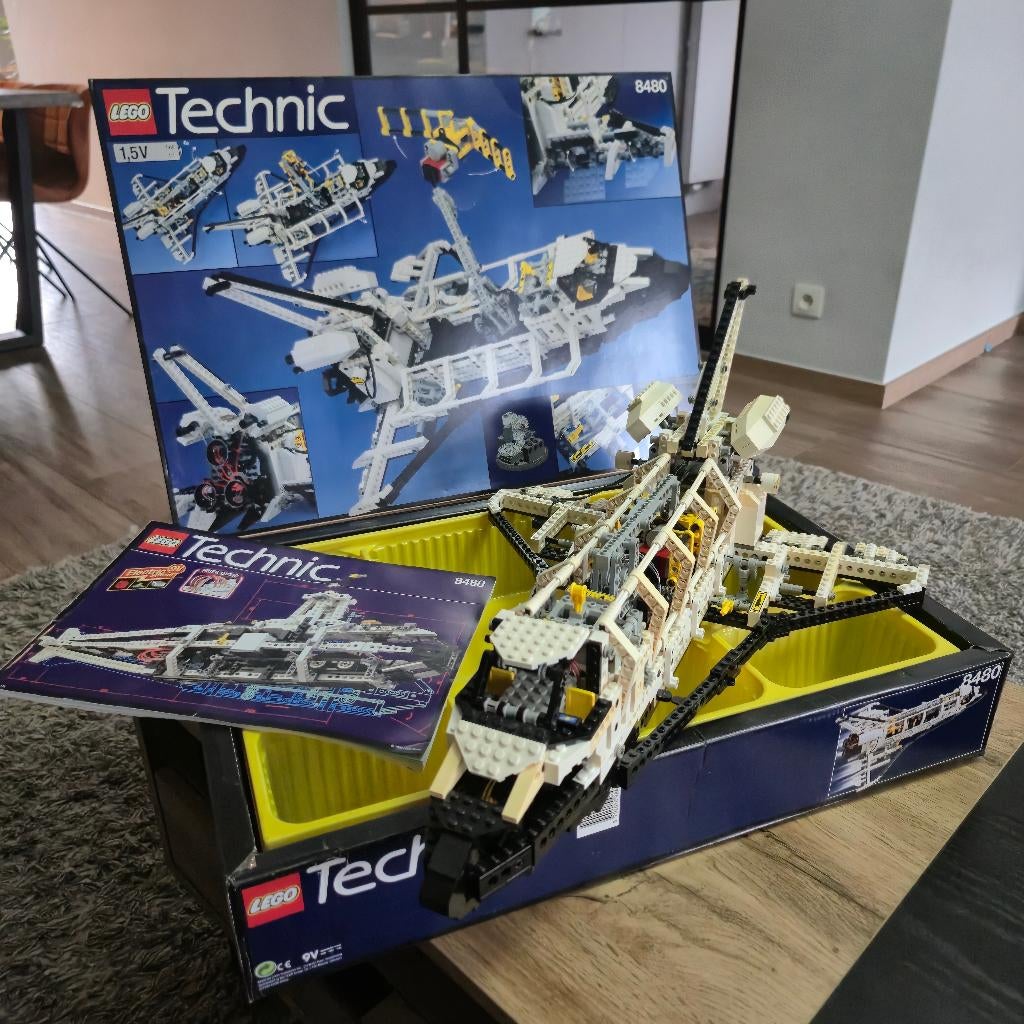 LEGO Technic 8480 Space Shuttle compleet, Kinderen en Baby's, Speelgoed | Duplo en Lego, Compleet, Gebruikt, Lego, Ophalen of Verzenden