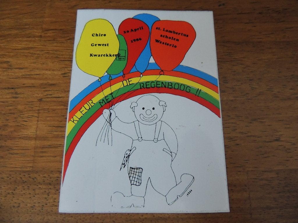 Chiro Gewest Kwarekers sticker, Verzenden, Zo goed als nieuw, Overige typen