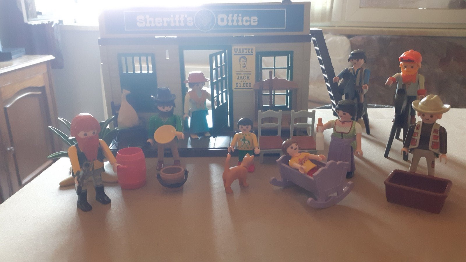 Sheriff house met vanalles, Kinderen en Baby's, Speelgoed | Playmobil, Ophalen of Verzenden