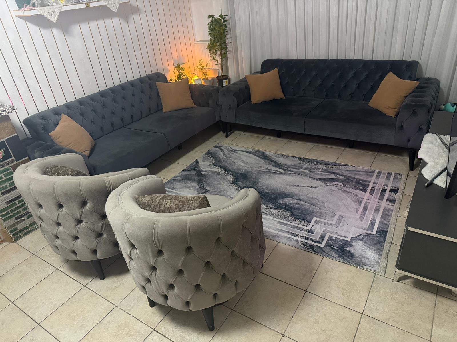 Siège avec salon complet, Jardin & Terrasse, Enlèvement, Comme neuf