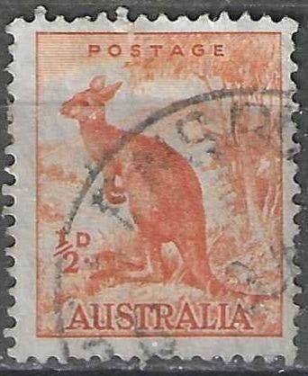 Australie 1937/1938 - Yvert 110A - Rode kangoeroe (ST), Postzegels en Munten, Postzegels | Oceanië, Verzenden, Gestempeld