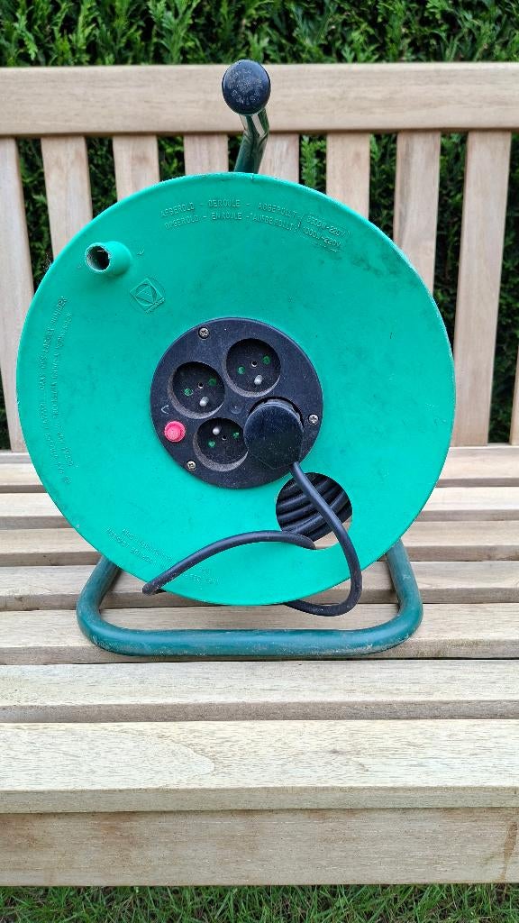 Electrische kabelhaspel, Ophalen, Gebruikt