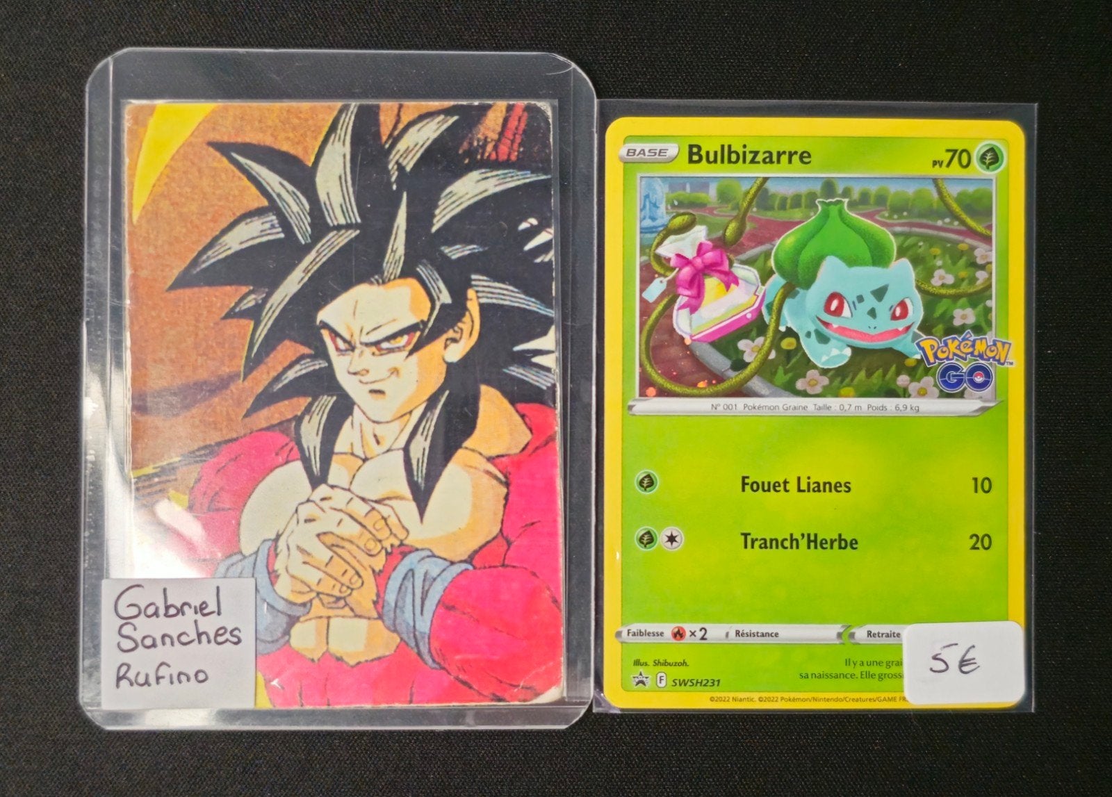 Carte Pokémon Bulbizarre SWSH231 – Promo Pokémon GO FR, Ophalen, Zo goed als nieuw, Losse kaart, Foil