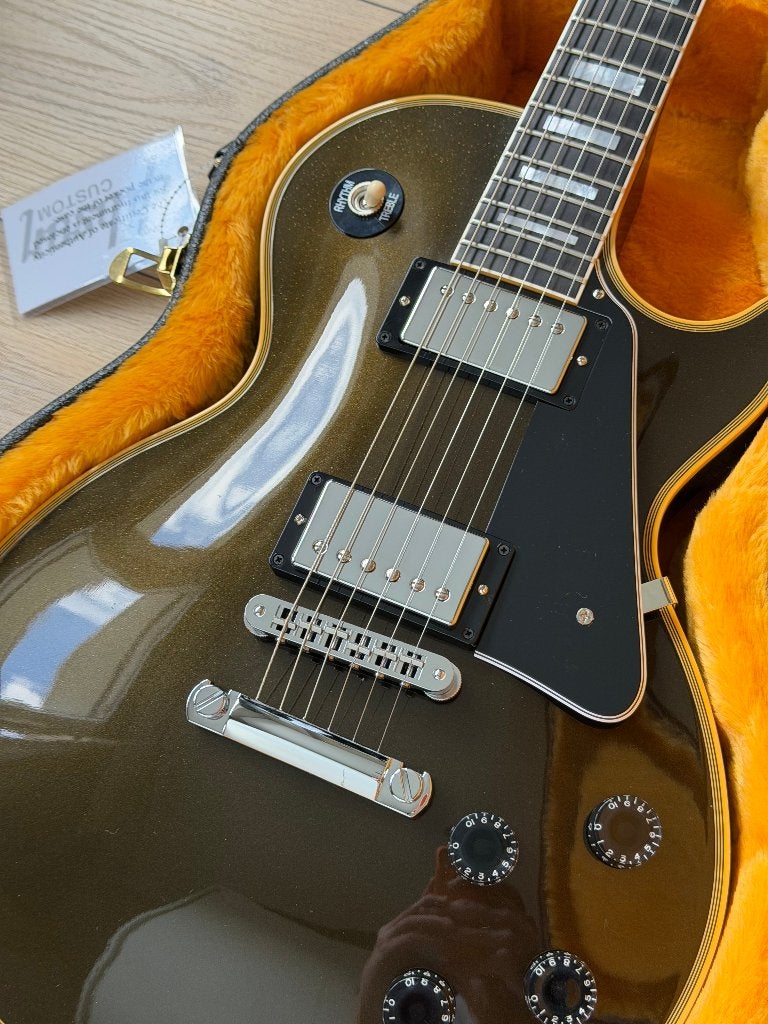 Gibson Les Paul Custom Charcoal Metallic Gloss CH RARE, Musique & Instruments, Instruments à corde | Guitares | Électriques, Enlèvement ou Envoi