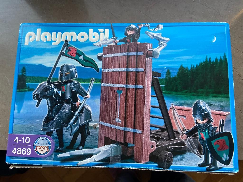 Playmobil 4869 Stormram met ridders, Kinderen en Baby's, Speelgoed | Playmobil, Ophalen, Zo goed als nieuw, Complete set