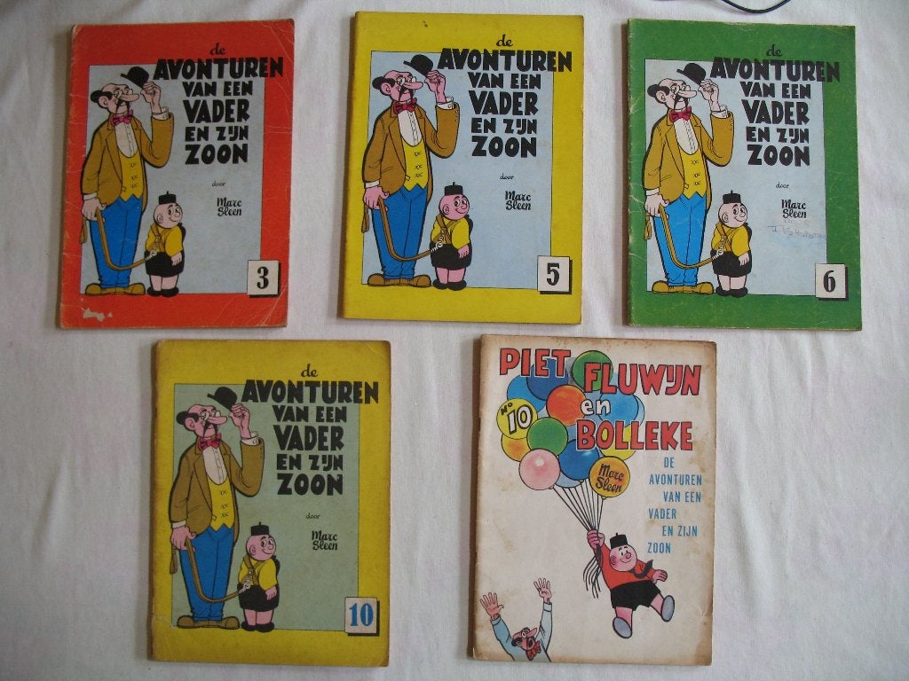 De avonturen van een vader en zijn zoon, Marc Sleen, Meerdere stripboeken, Ophalen of Verzenden