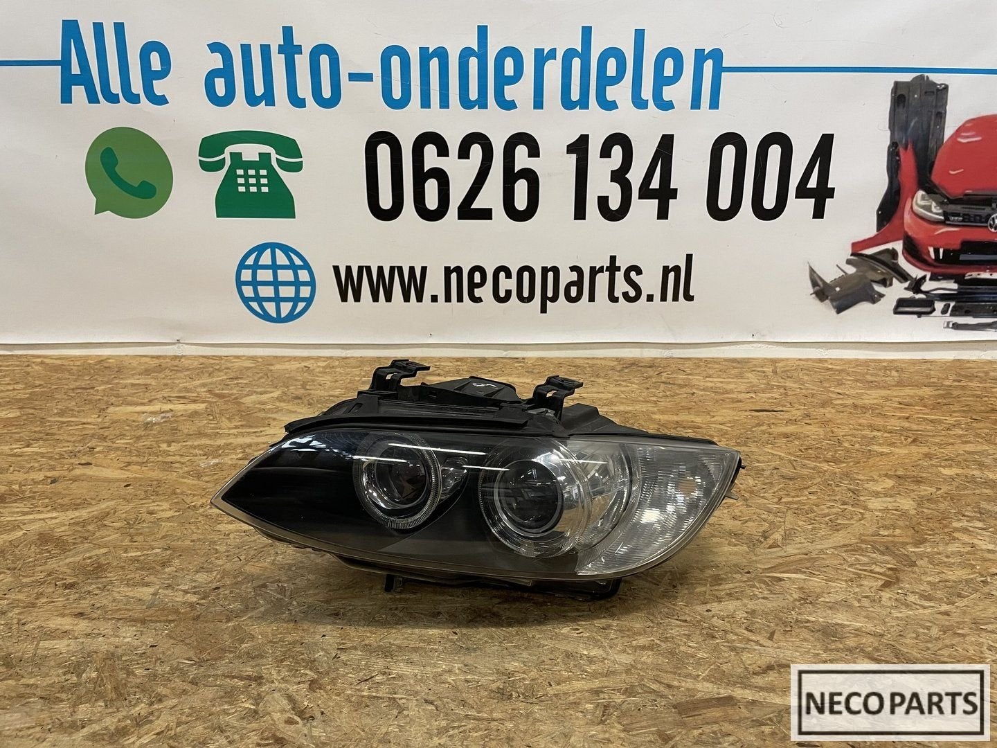 BMW 3 SERIE COUPE CABRIO E92 E93 XENON KOPLAMP 7162127 LINKS, Auto-onderdelen, Gebruikt, -, -, Ophalen of Verzenden