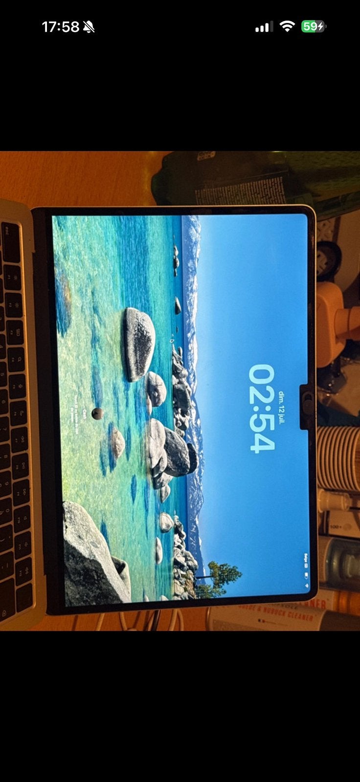 Macbook air m2 gold 2022, Enlèvement, Comme neuf