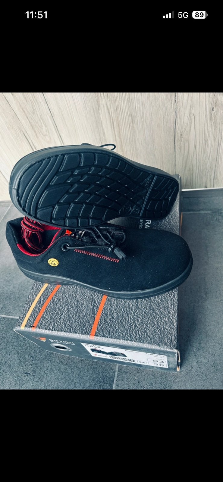 Chaussure de securite samourai neuve ( poiture 38), Enlèvement ou Envoi, Neuf
