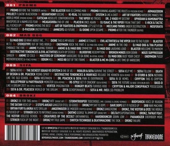 Thunderdome Die Hard III Promo Mad Dog Sefa Drokz, Ophalen, Zo goed als nieuw, Overige genres