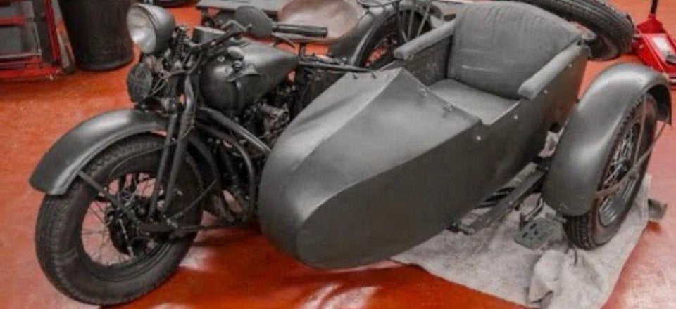 Sidecar Harley Davidson U à vendre, Enlèvement ou Envoi, Utilisé