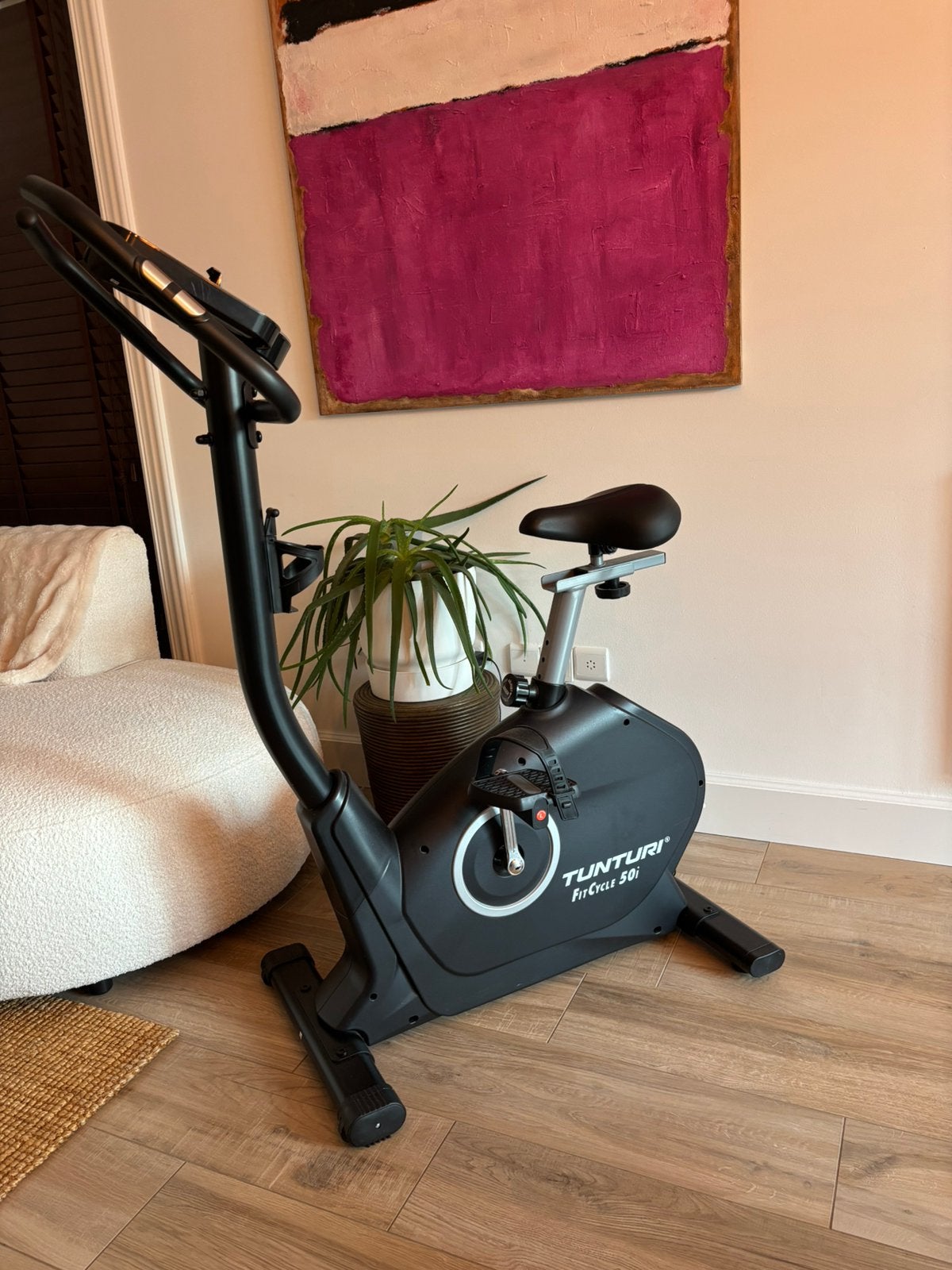 Hometrainer Tunturi Fitcycle 50I, Sport en Fitness, Ophalen, Zo goed als nieuw, Hometrainer