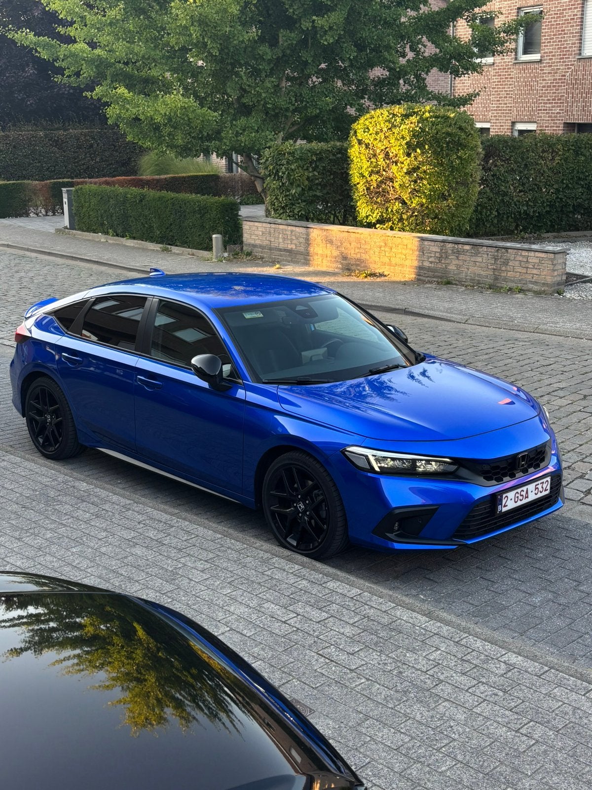 Honda Civic HEV Sport, Auto's, Honda, Blauw, Leder en Stof, 93 g/km, 5 deurs