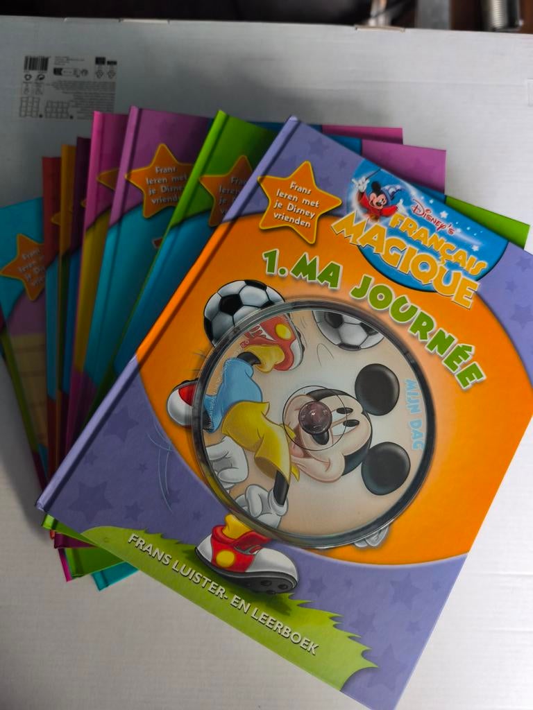 Disney Franse leerboekjes., Ophalen