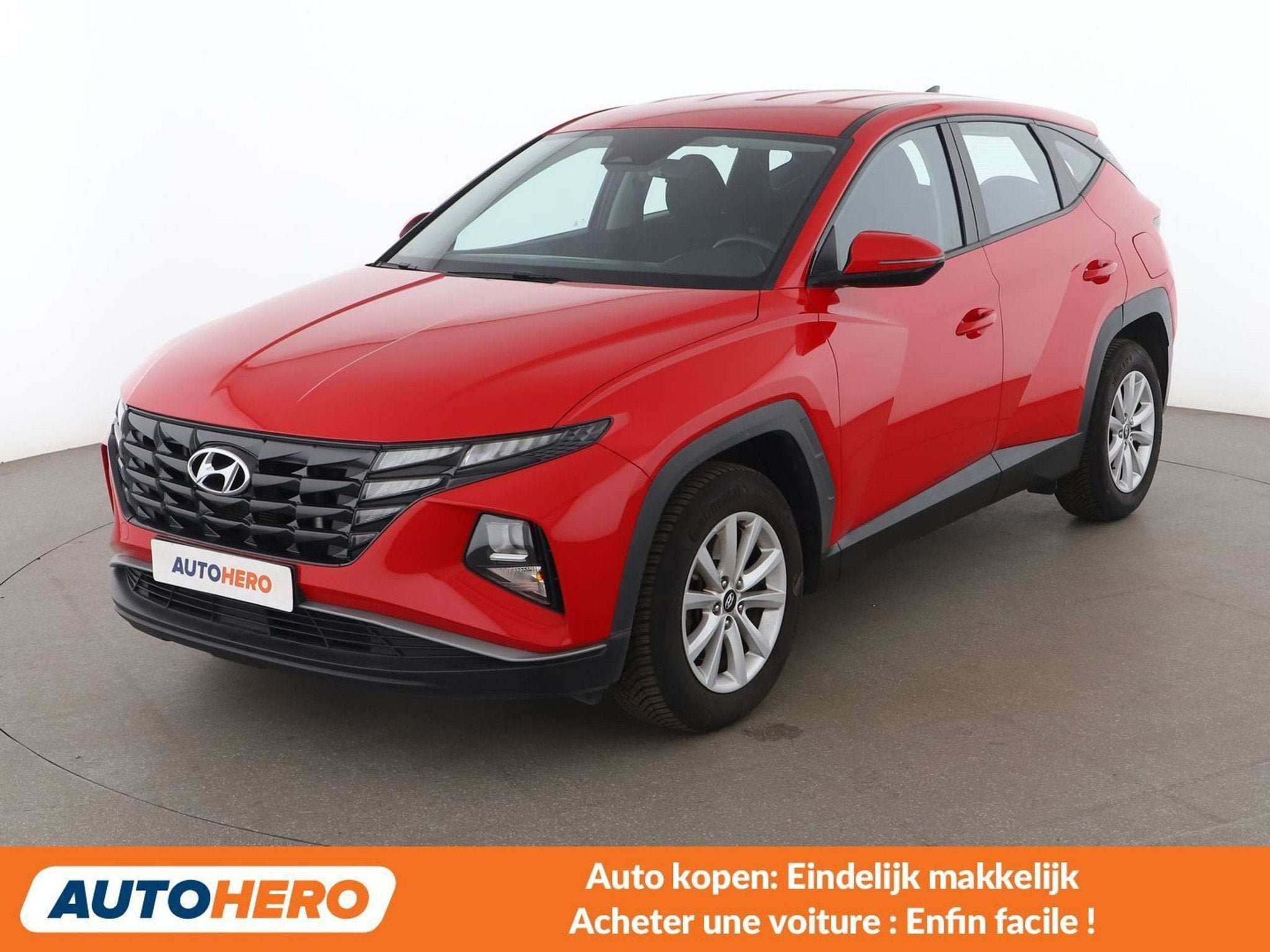 Hyundai Tucson 1.6 T-GDI Pure 2WD (bj 2022), Auto's, Hyundai, Te koop, Tucson, ABS, Adaptive Cruise Control, Airbags, Airconditioning