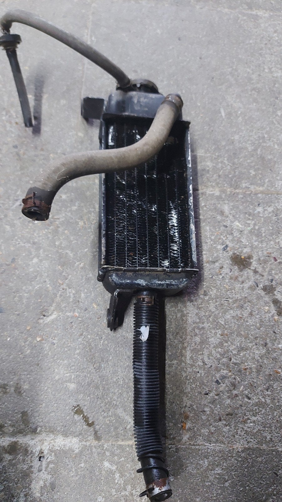 Honda MTX 50 radiator, Enlèvement, Honda
