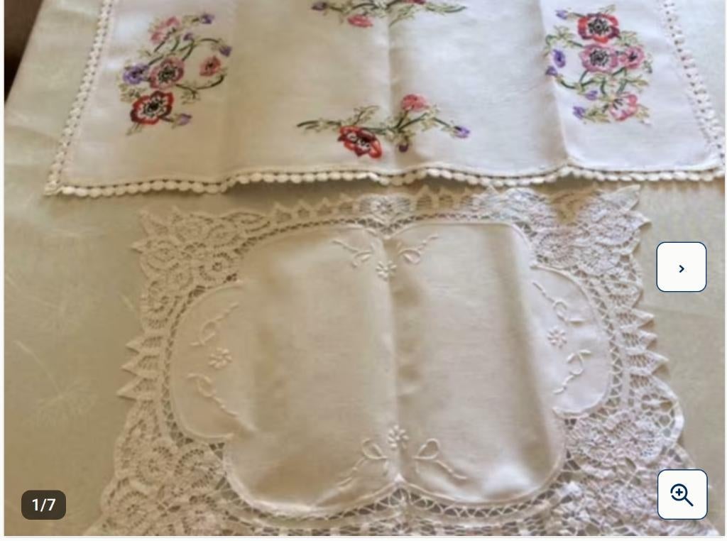 Vintage sierdoekjes, Ophalen of Verzenden, Zo goed als nieuw, Overig