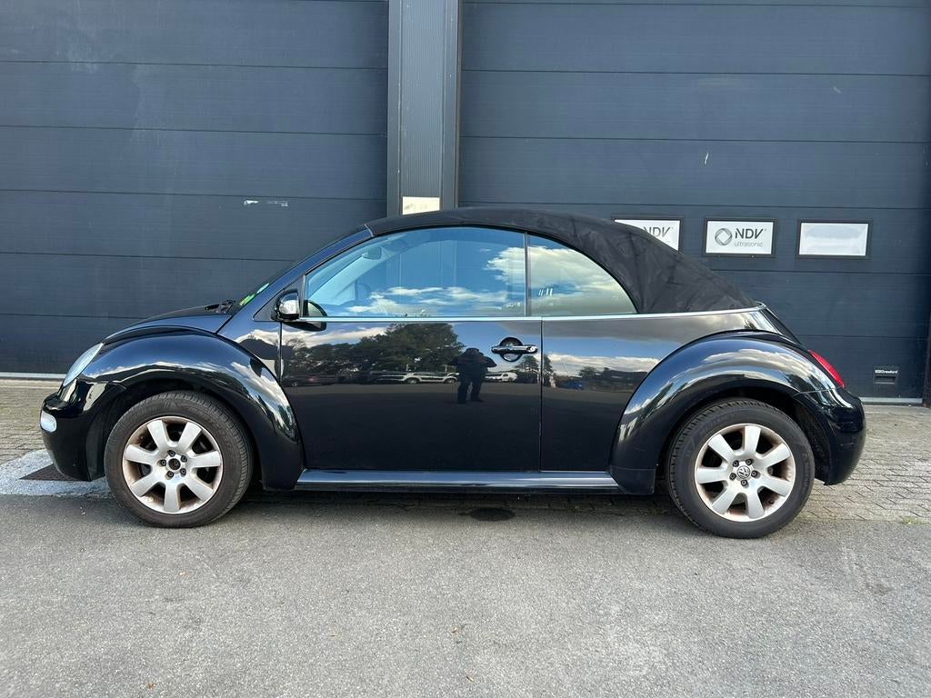 Volkswagen Beetle 1.9 TDI Cabrio 1ste eigenaar, Stof, Cabriolet, Zwart, Parkeersensor