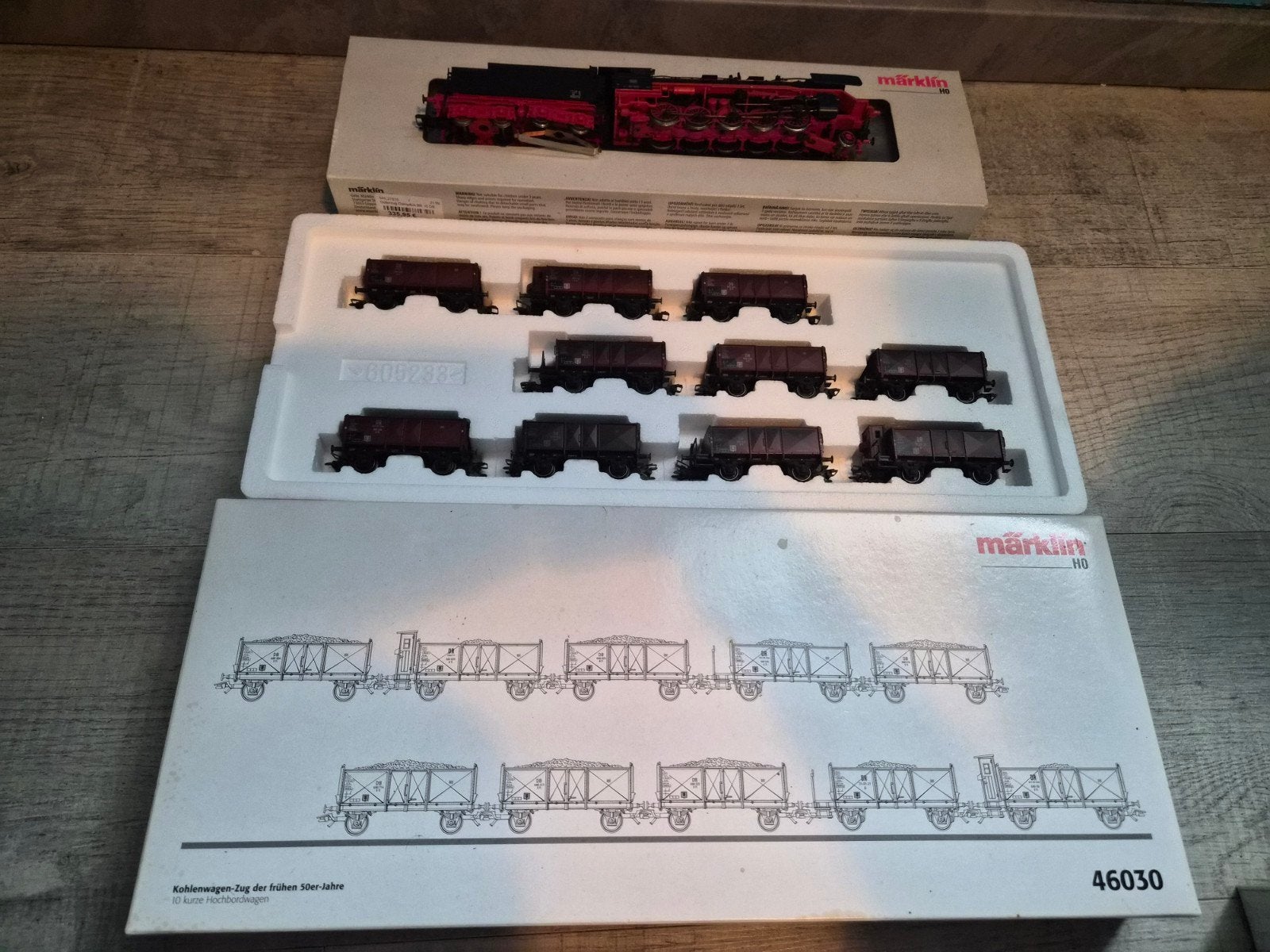 marklin 37810 + 46030 doos, Wisselstroom, Locomotief, Ophalen of Verzenden, Zo goed als nieuw