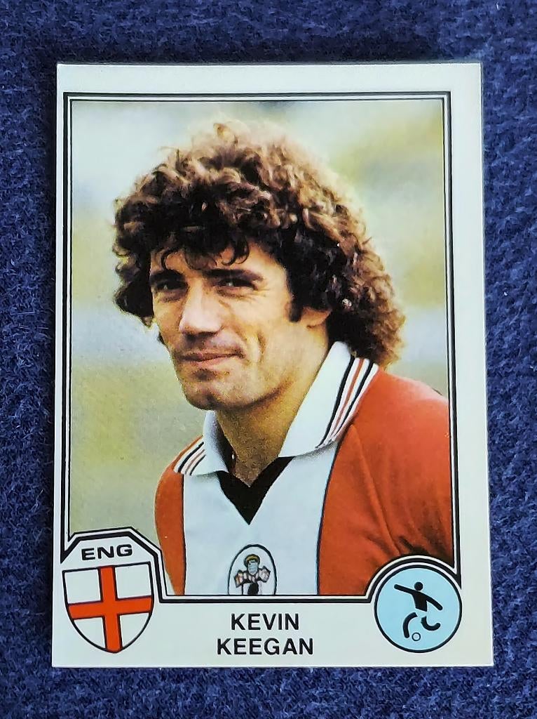 Panini sticker voetbal ' Euro 1982 - Kevin Keegan ' #228, Ophalen of Verzenden, Nieuw, Poster, Plaatje of Sticker