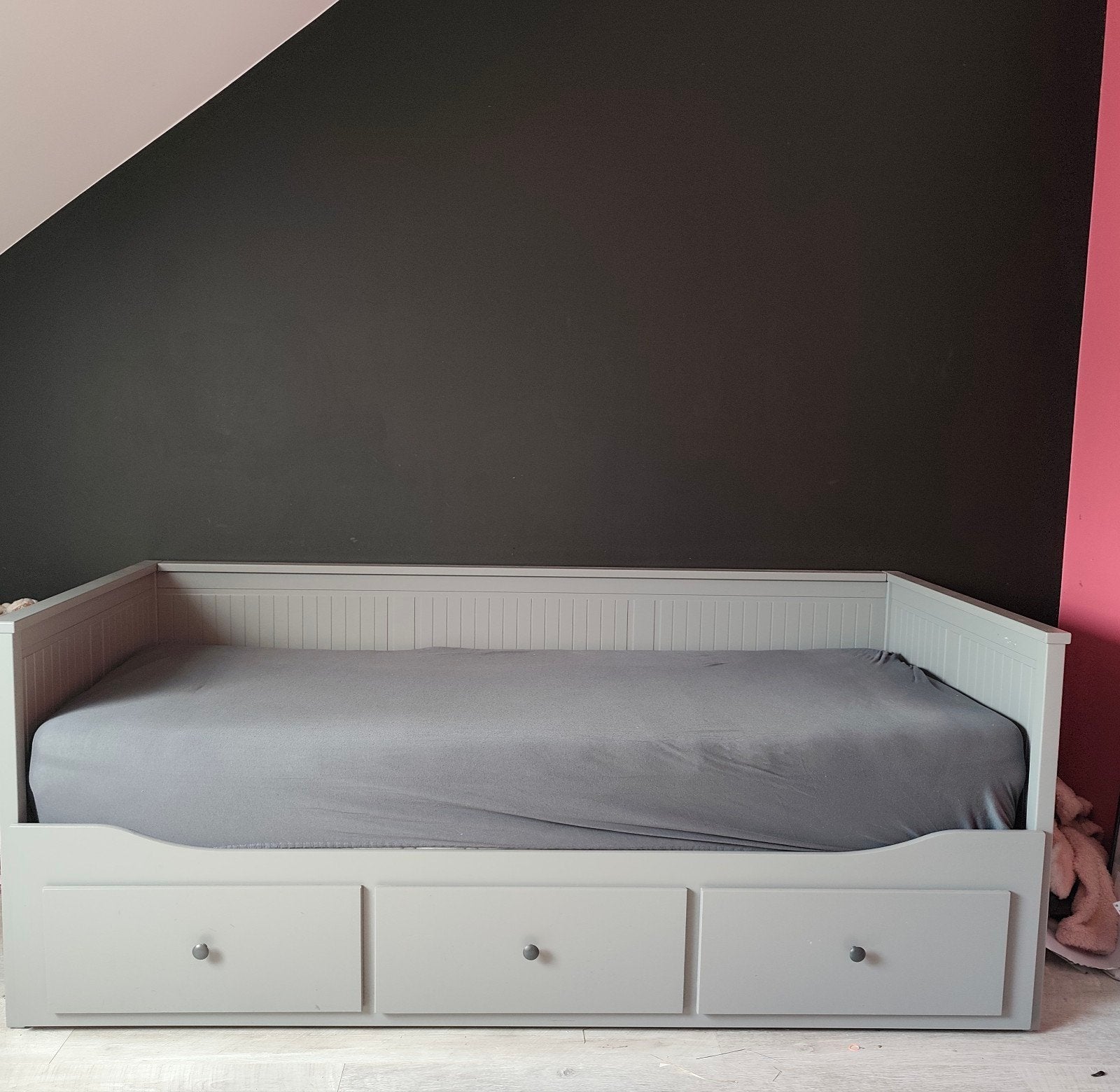 uitschuifbaar Ikea bed, Ophalen