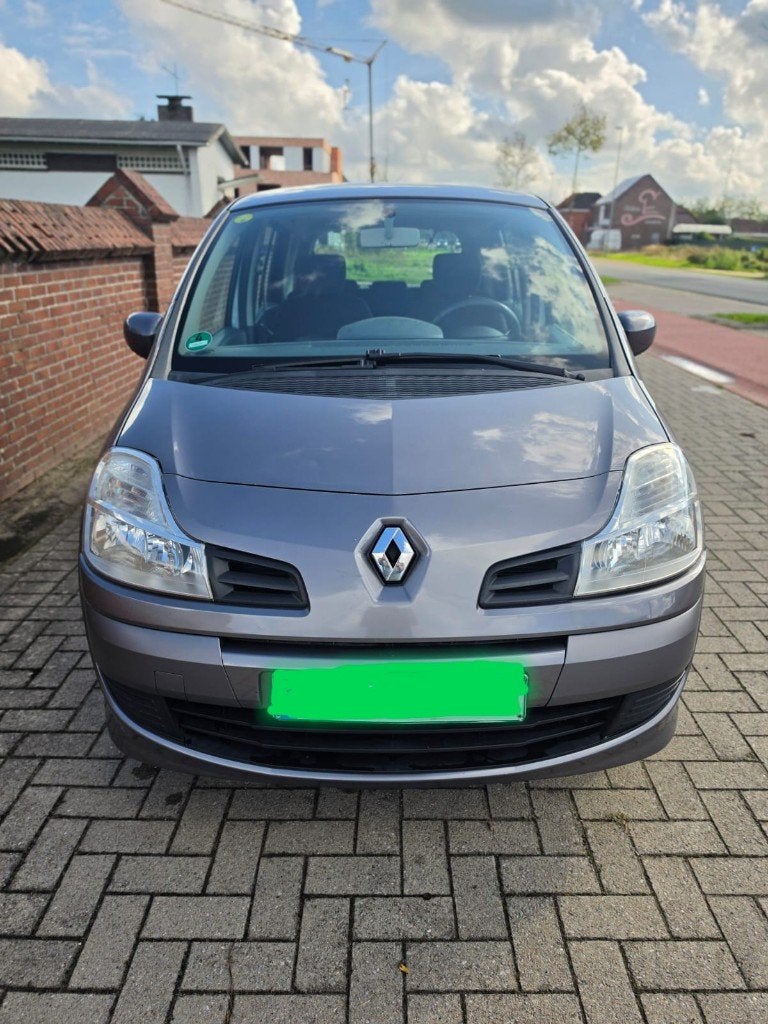 Renault Modus 1.2 Benzine 2009 | Gekeurd VVK + Carpass, Auto's, Euro 5, Stof, Zwart, 4 cilinders