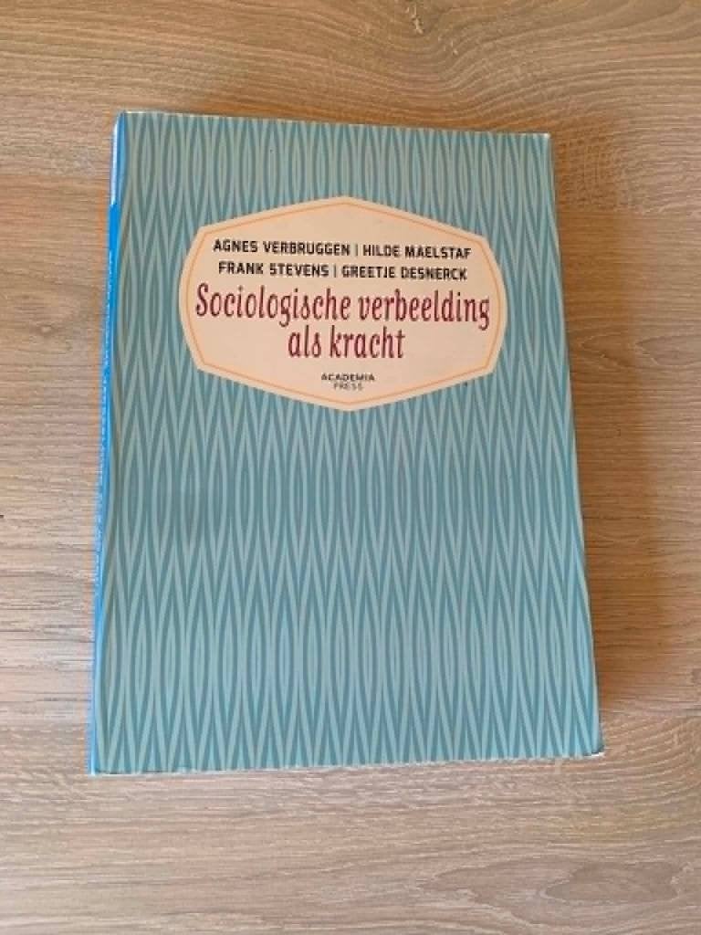 Sociologische verbeelding als kracht, Boeken, Studieboeken en Cursussen, Ophalen, Gelezen, Hogeschool