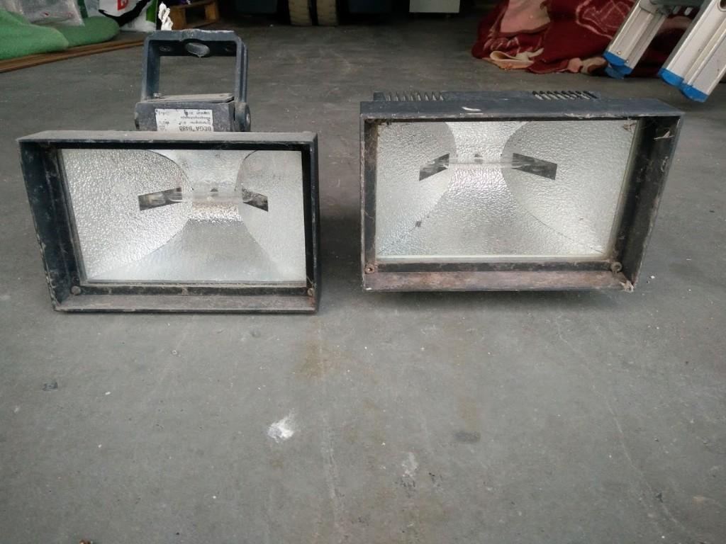buitenspot, Tuin en Terras, Buitenverlichting, Ophalen, Gebruikt, Aluminium, Netvoeding