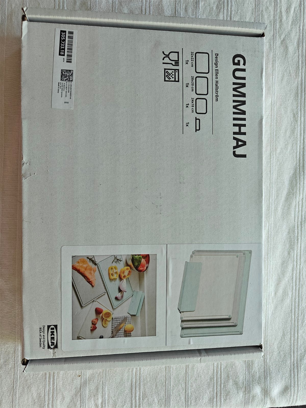Gummihaj snijplanken Ikea, Huis en Inrichting, Ophalen, IKEA, Kunststof, Snij-/serveerplank
