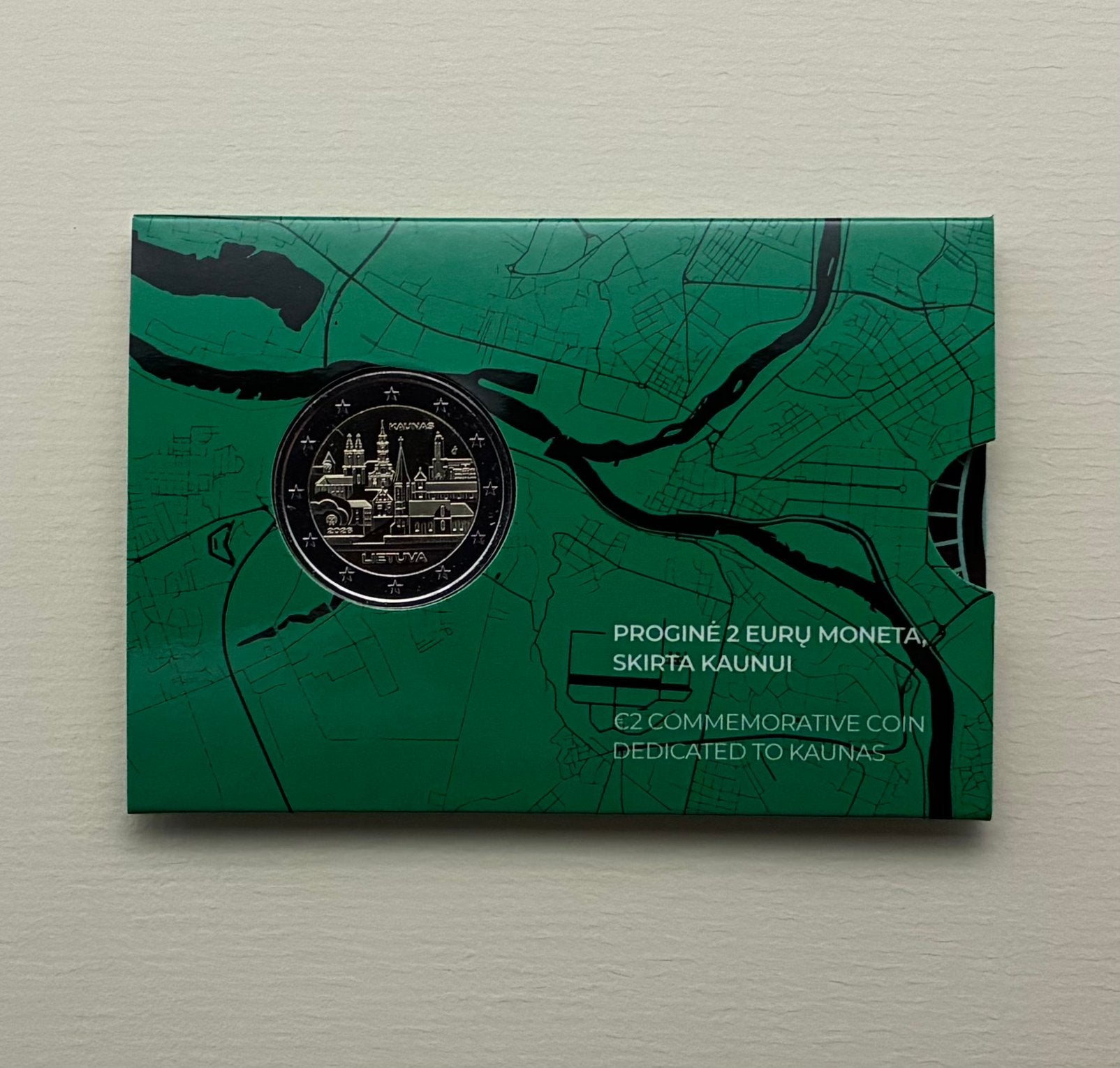 2€ Litouwen 2026 - Stad Kaunas - Coincard BU, Verzenden, Overige landen, 2 euro, Losse munt