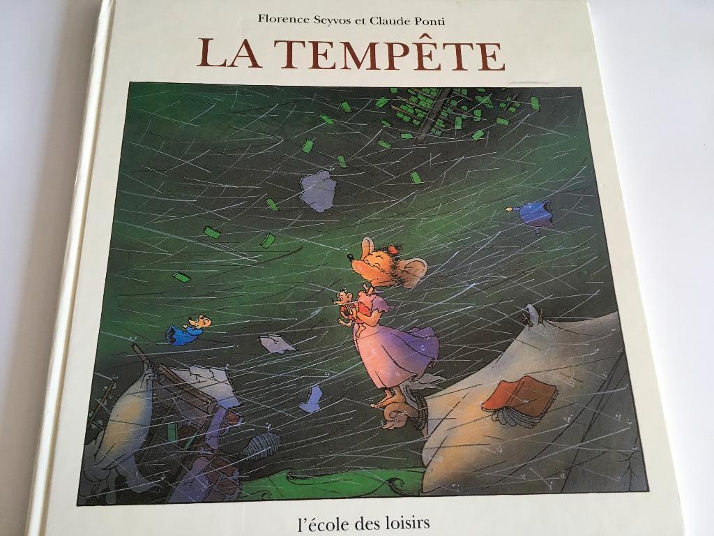 Livre enfant - La tempête (Ecole des Loisirs), Enlèvement, Utilisé, Garçon ou Fille, Fiction général
