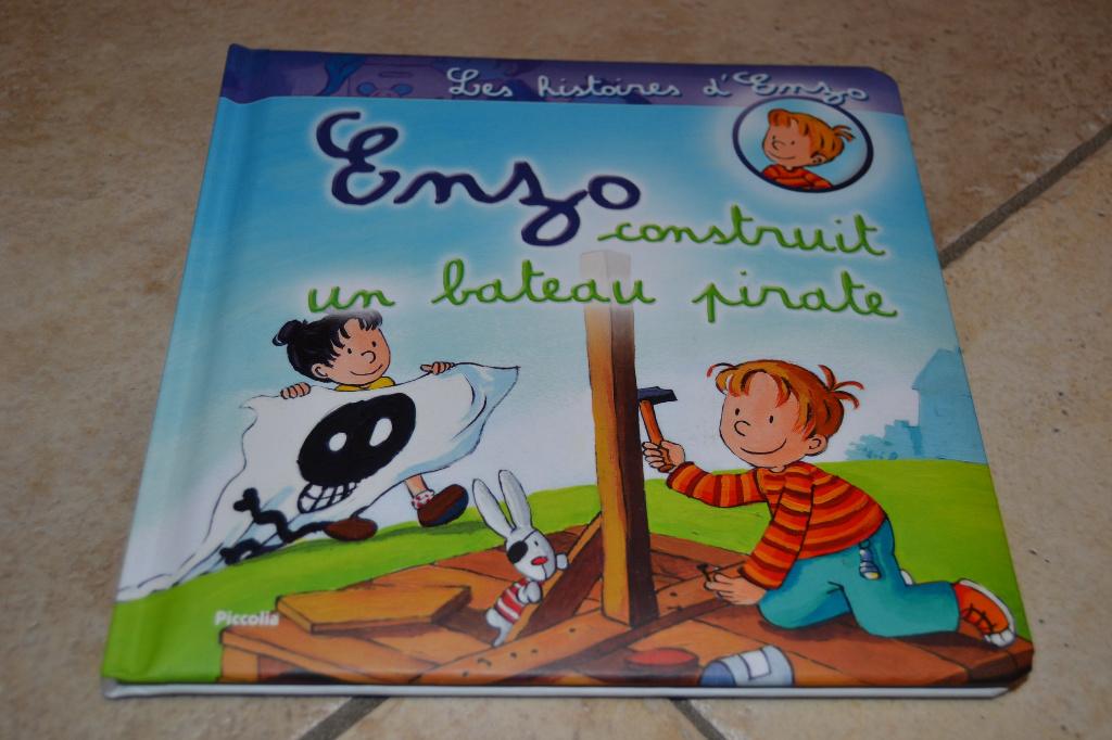 Livre pour enfants: Enzo construit un bateau de pirate, Enlèvement, Utilisé