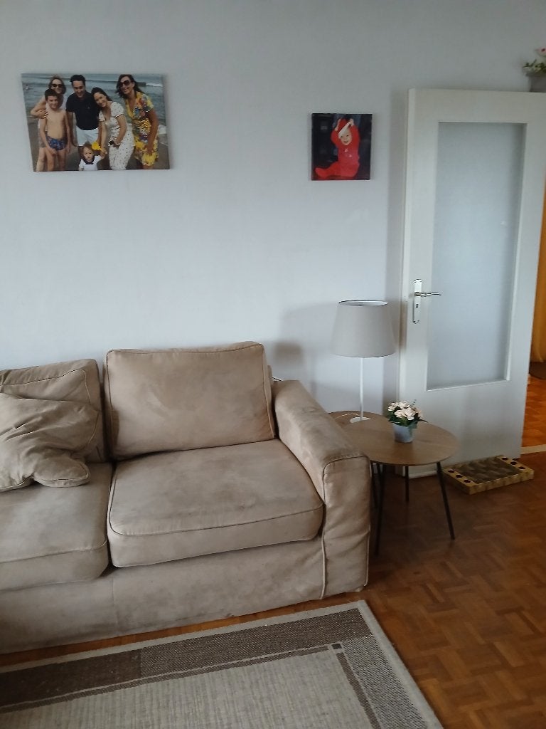 Zetel  beige, Ophalen, Gebruikt, Stof, Klasiek modern