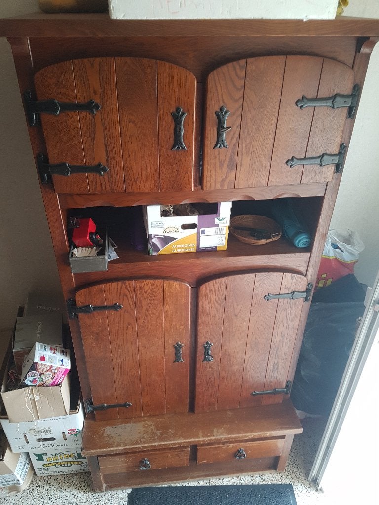 gratis kasten, Ophalen, Gebruikt