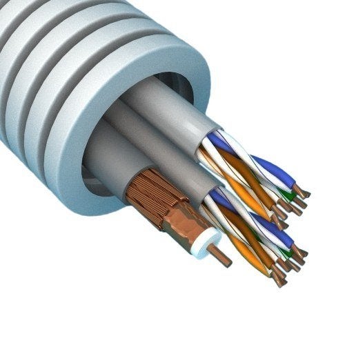 Flexpijp 3/4 + 2x UTP CAT6 + 1x COAX 75 20mm (100 meer), Verzenden
