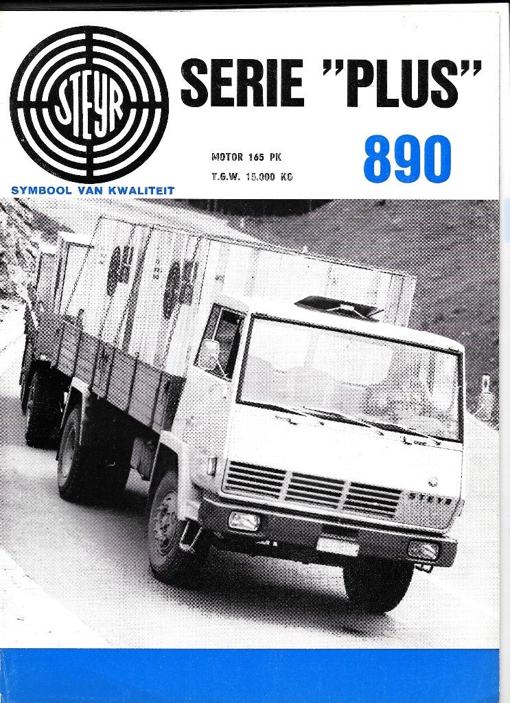 STEYR 890 / 990 PLUS, Boeken, Ophalen of Verzenden, Zo goed als nieuw, Overige merken