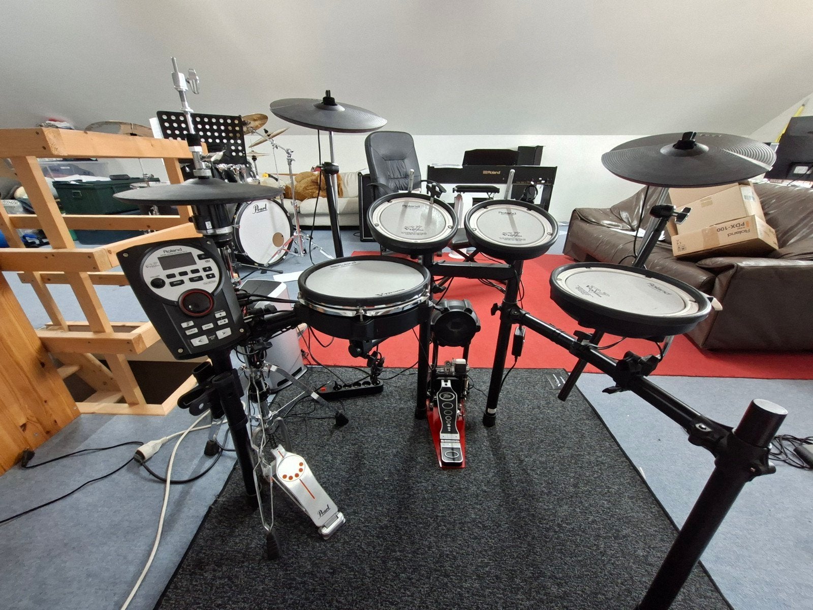 Roland TD11 avec PDX100 et mises à niveau, Musique & Instruments, Enlèvement, Comme neuf, Roland, Électronique
